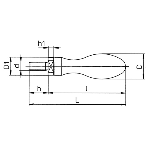 Lanker 10.2305 Ballengriff drehbar