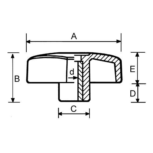 Lanker 10.5619 Kreuzgriff